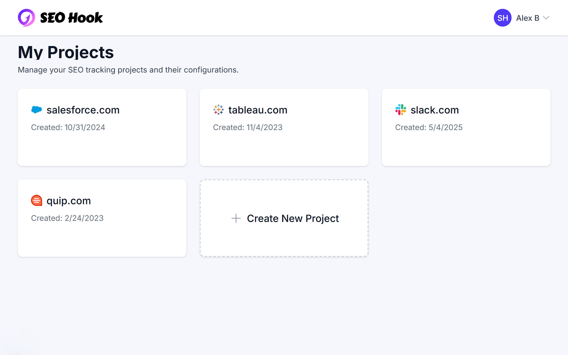 Multi-project workspace screenshot
